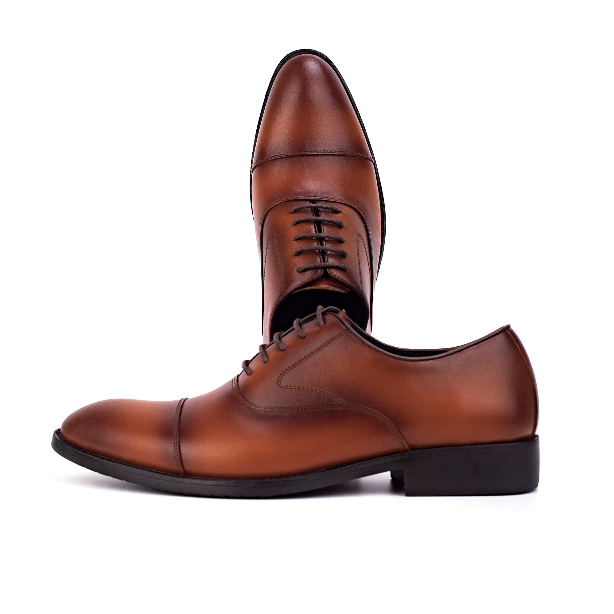 Giày da nam, giày oxford công sở Bụi Leather G105 - Da bò Nappa cao cấp