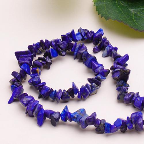 4-9mm Exquisite Lapis Lazuli Chip Gemstone loose Beads Strand 35 Inch