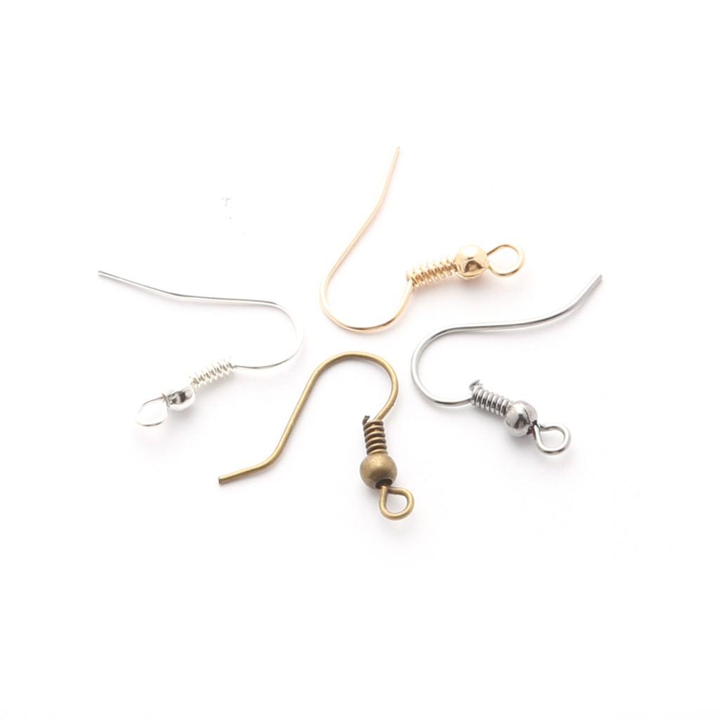 Set 200 Móc Cài Dùng Làm Hoa Tai 20x22mm Handmade