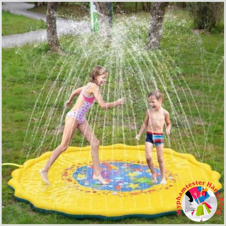 Đệm phao phun nước cho bé Đệm phao phun nước cho bé KT:1m7