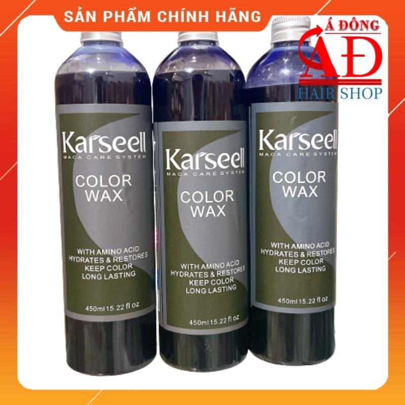 MÀU NHUỘM PHỦ BÓNG KARSEELL COLOR WAX HƯƠNG TRÁI CÂY 450ML