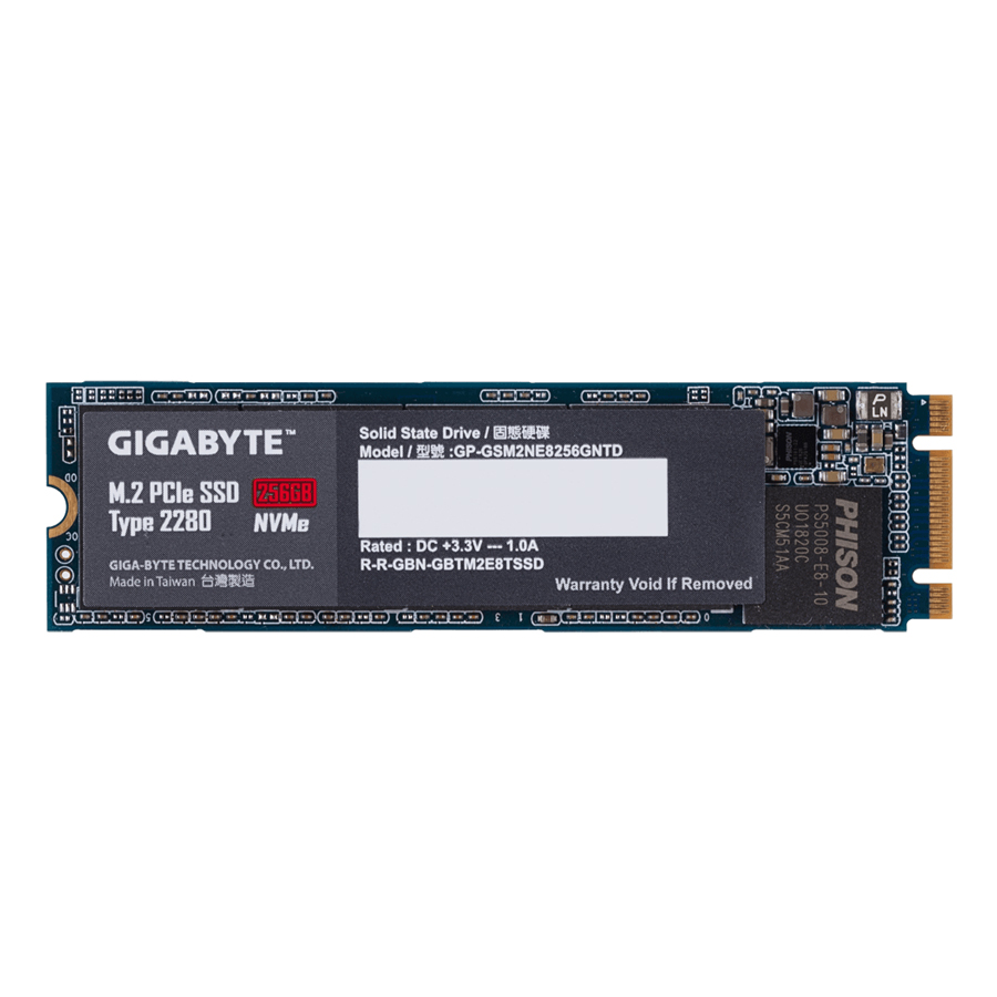 Hình ảnh Ổ Cứng SSD Gigabyte M.2 PCie 256Gb - Hàng Chính Hãng