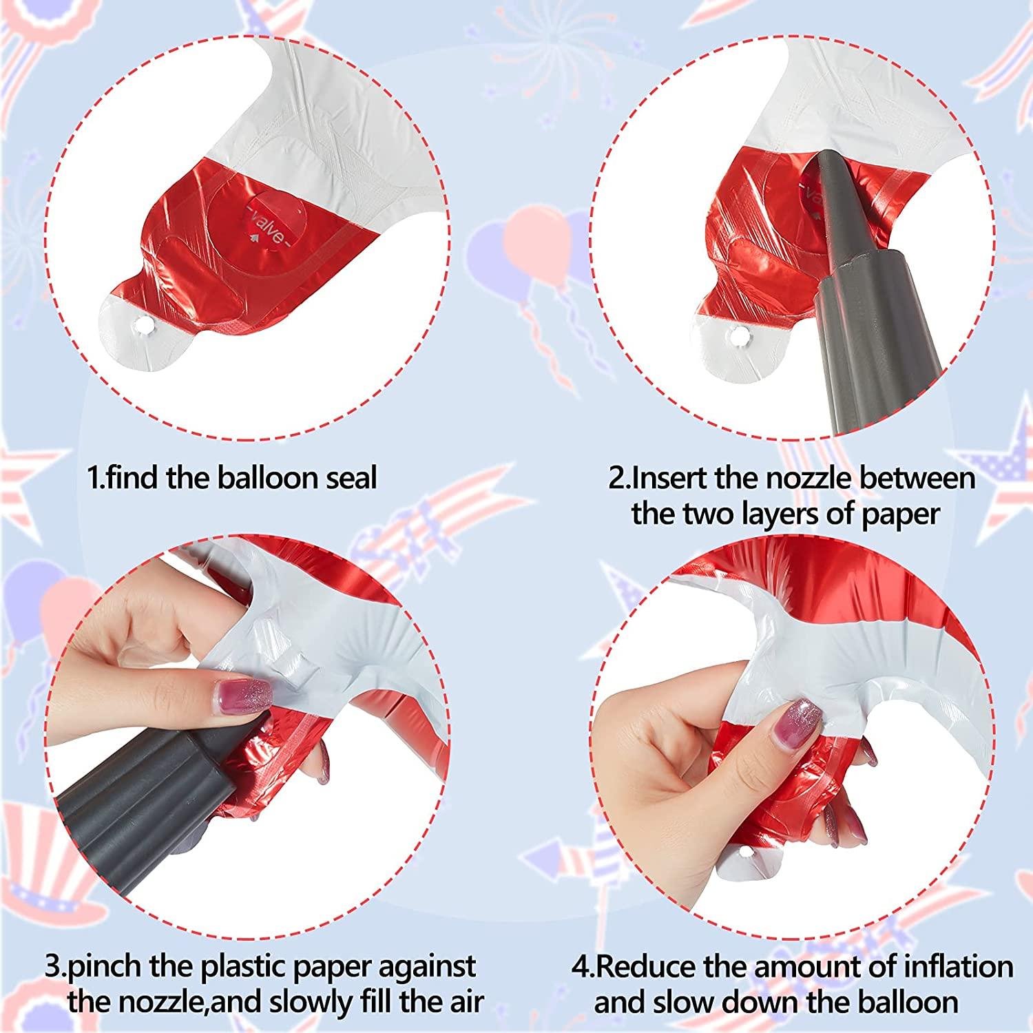 20 chiếc Bóng bay Thứ tư của Tháng Bảy Bóng bay Ngôi sao Cờ Mỹ