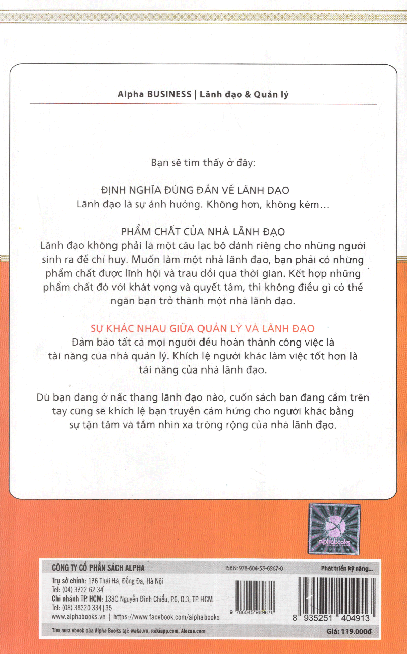 Phát Triển Kỹ Năng Lãnh Đạo Tặng Sổ Tay Giá Trị