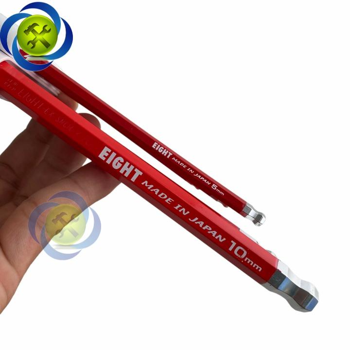 Bộ lục giác 9 cây Eight TLC-S9NRE JAPAN màu đỏ