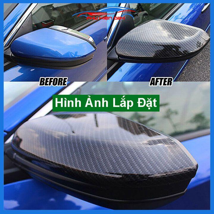 Ốp gương Civic 2016-2017-2018-2019-2020-2021 vân Cacbon bảo vệ chống trầy trang trí làm đẹp xe