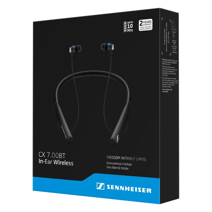 Tai Nghe Bluetooth Nhét Tai Sennheiser CX 7.00BT - Hàng Chính Hãng