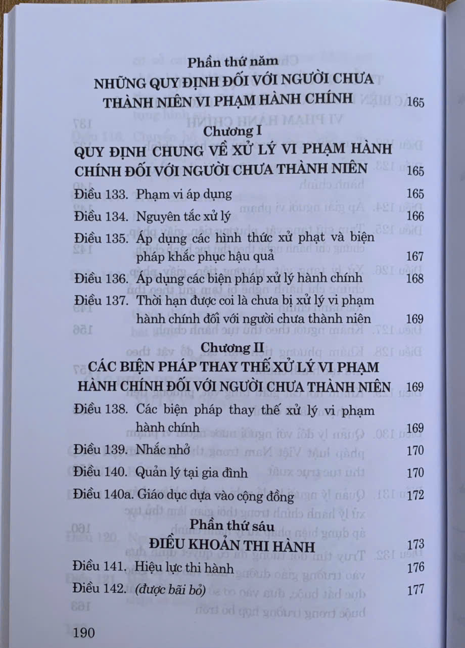 Luật xử lý vi phạm Hành chính (Sửa đổi, bổ sung năm 2025)