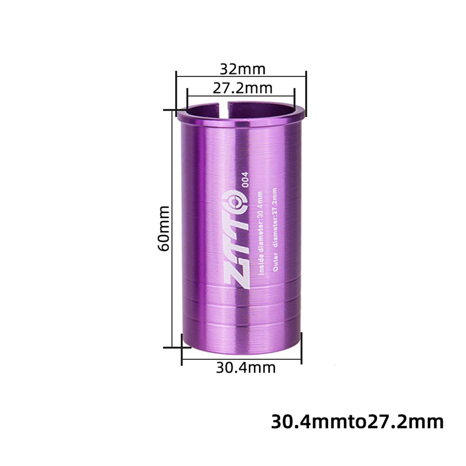 2x Seatpost Shim Seat Post Tube Sleeve Adapter 25.4mm 27.2mm 28.6mm 30.4mm 30.8mm 31.6mm 33.9mm 34.9mm for Mountain Bike,Road Bike,,BMX, Gear