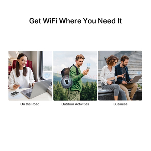 Bộ mở rộng sóng Wifi 6 4G LTE Mercusys dành cho Mobile Wifi MT115 - Hàng chính hãng