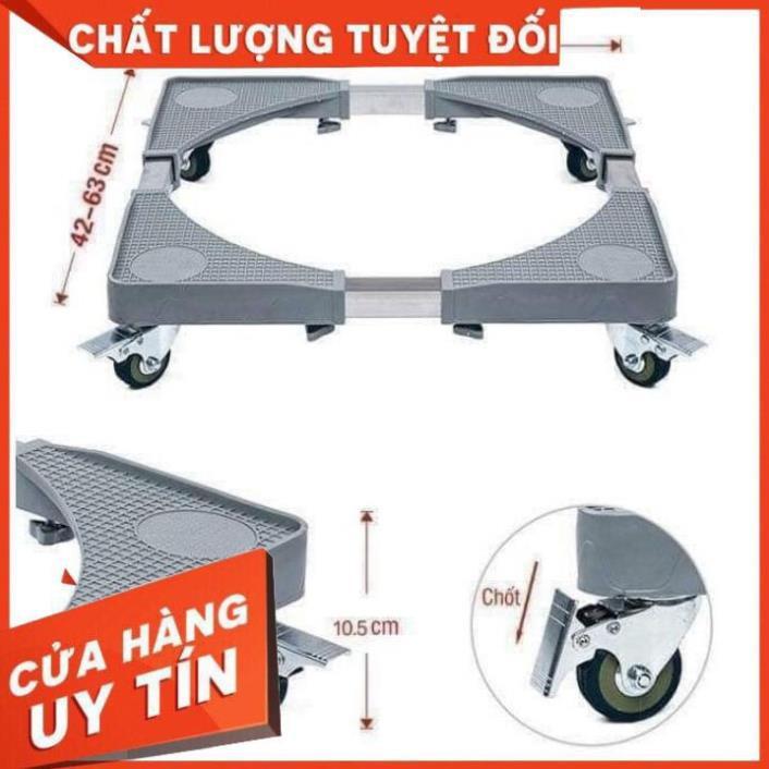 Chân kệ máy sấy, máy rửa bát, tủ lạnh, máy giặt có bánh xe