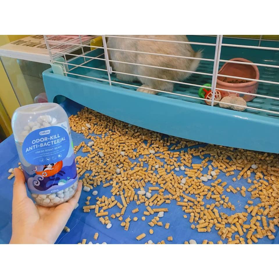 Hạt khử mùi cát mèo Cature 450ml