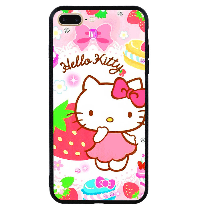 Ốp lưng viền TPU cho Iphone 7 Plus - Kute Cat
