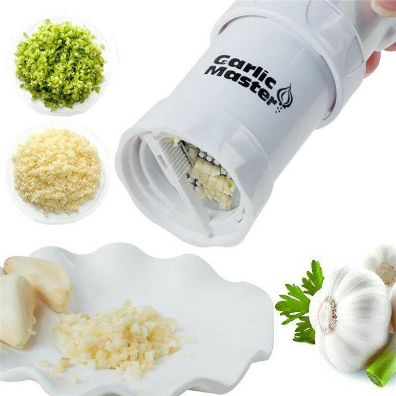 Dụng Cụ Nghiền Tỏi Bằng Nhựa Và Thép Không Gỉ