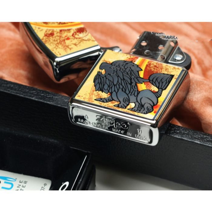 Bật Lửa Zippo Zodiac Series Leo Polished Chrome Chính Hãng Usa