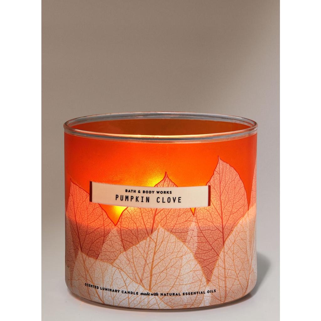 Nến thơm Bath and Body Works Pumpkin Clove 3 bấc