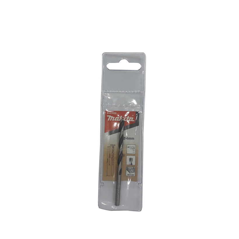Com bo 5 Mũi khoan Gỗ cao cấp Ø4mm Makita D-07032