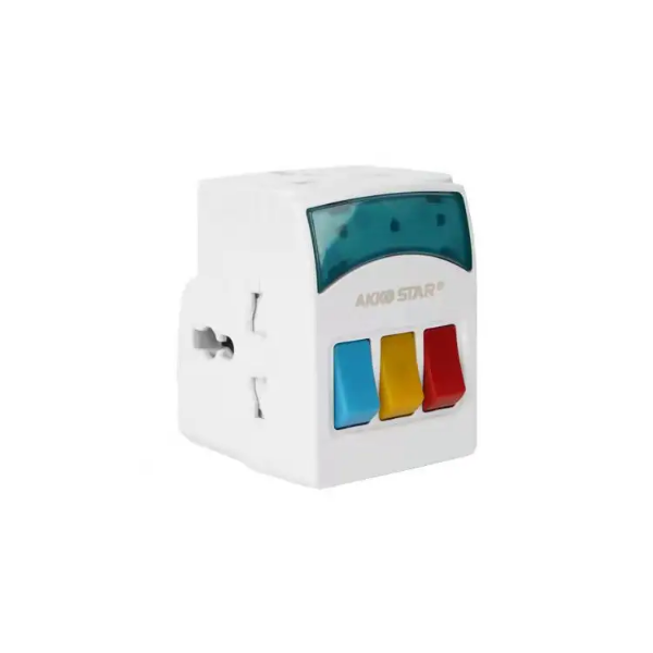 Ổ CẮM ĐIỆN DI ĐỘNG CÓ CÔNG TẮC 079S  03560 AKKO STAR   - HÀNG CHÍNH HÃNG