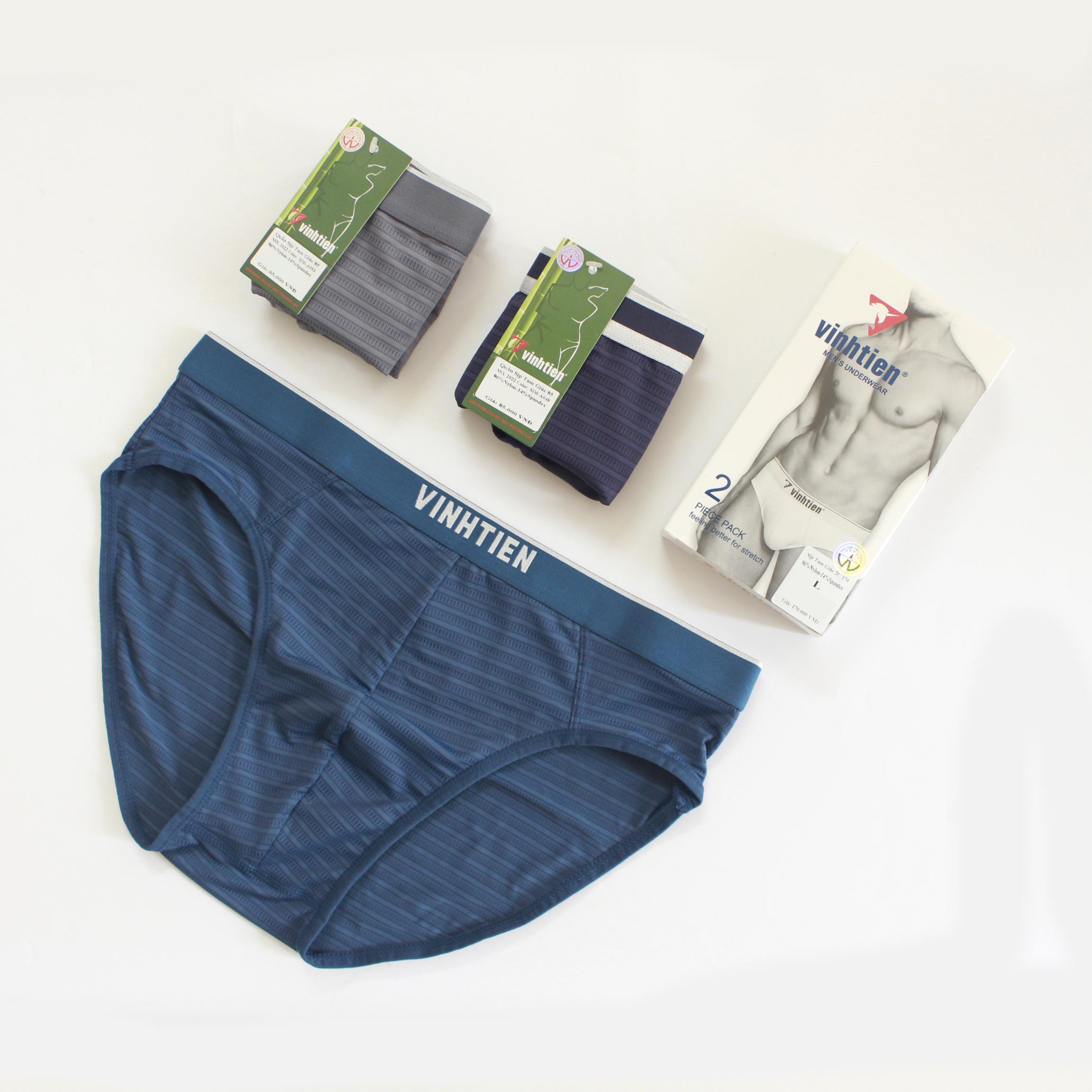 Combo 6 Quần Lót Nam Tam Giác Thun Lạnh Vĩnh Tiến QL-03 - Nhiều Màu