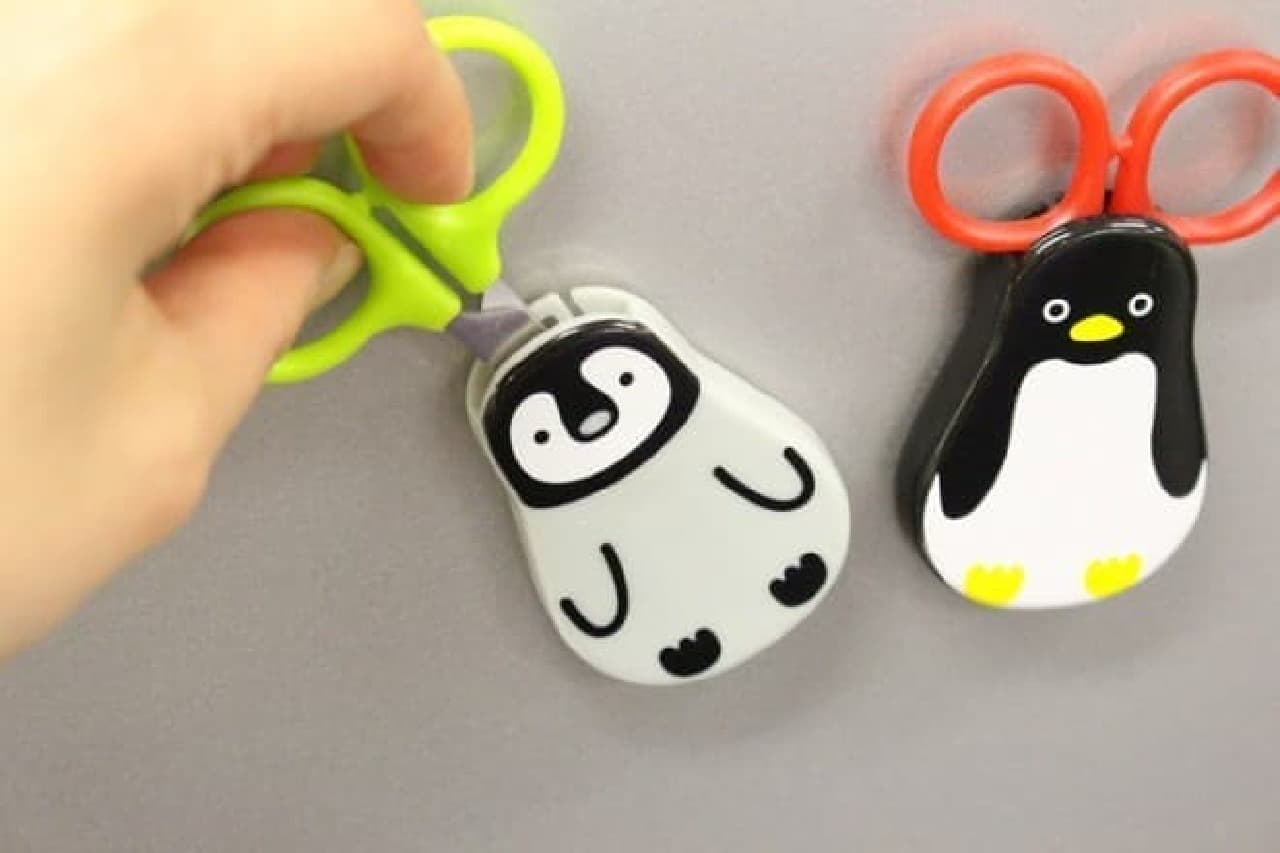 Kéo cho bé hình chim cánh cụt, có nam châm Echo Penguin - Hàng nội địa Nhật Bản nhập khẩu chính hãng