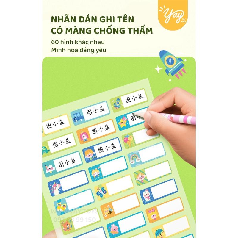 Nhãn Tên Chống Thấm Nước 3+ | TOI