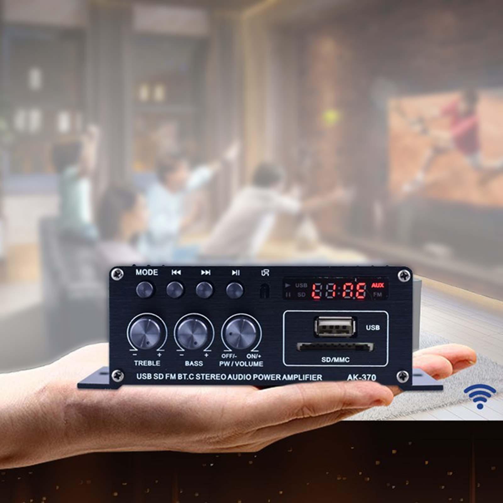 Bluetooth Amplifier for Store Home  Channel Audio Power Amplifier