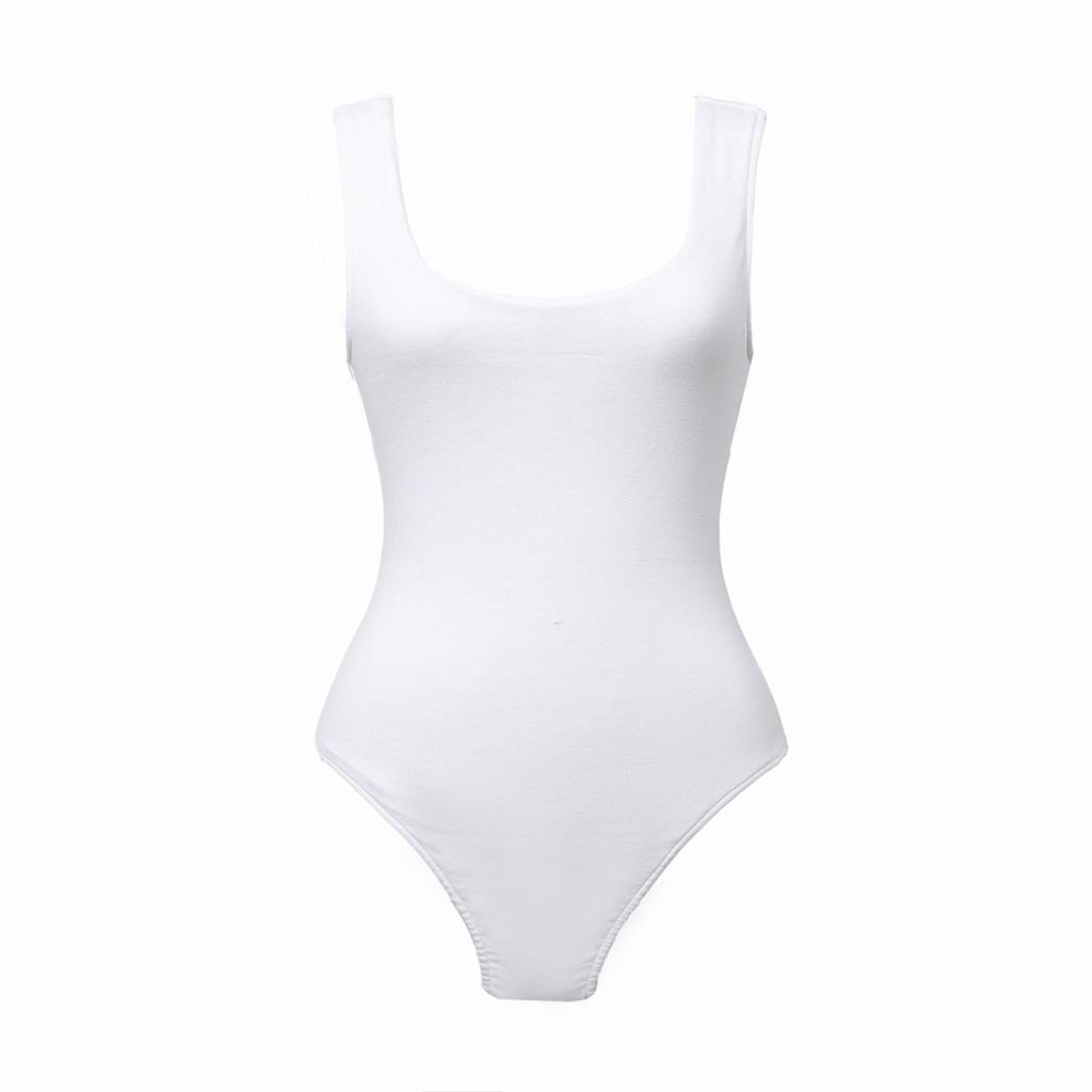 TATICHU - Bodysuit cổ Oval khoét lưng, áo liền thân khoét lưng - Oval Neck Tank Bodysuit