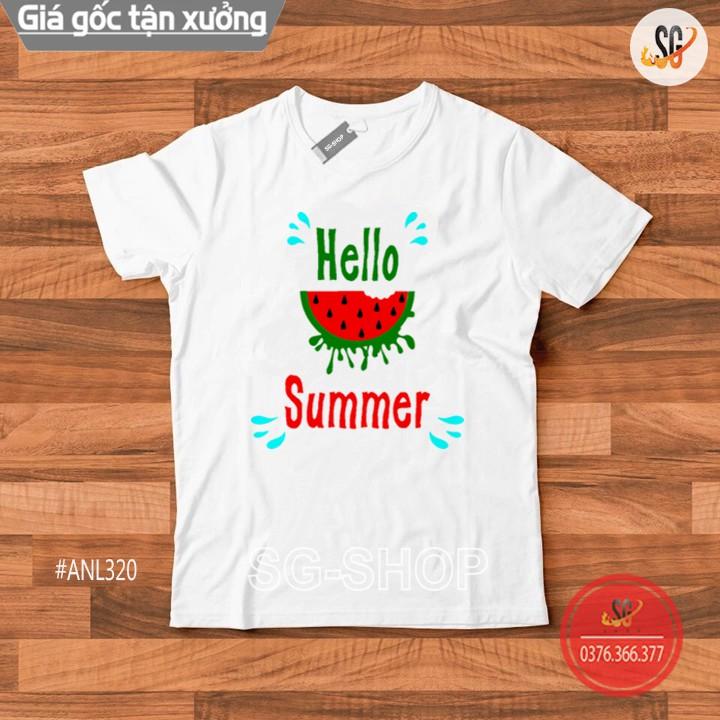 Áo Thun Hello Summer 2 - Thun Cotton ANL320