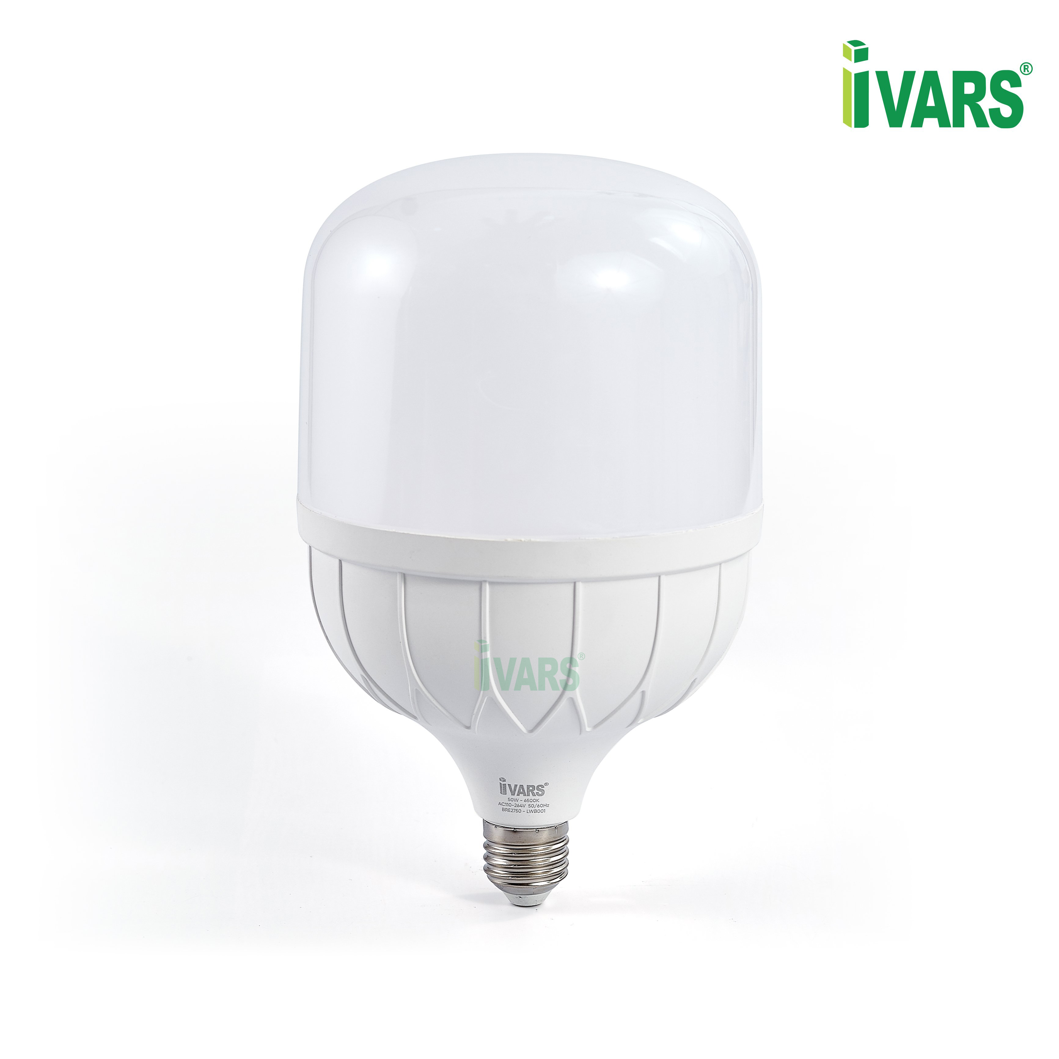 Đèn LED BULB Thương Hiệu IVARS - Công Suất 50W - Hàng chính hãng