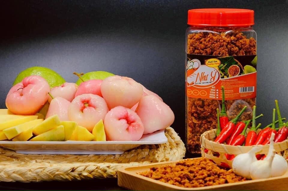 ( Sỉ 4 hộp) Muối Tôm Như Ý hủ 400gr !!! Hương vị thơm ngon, cay cay