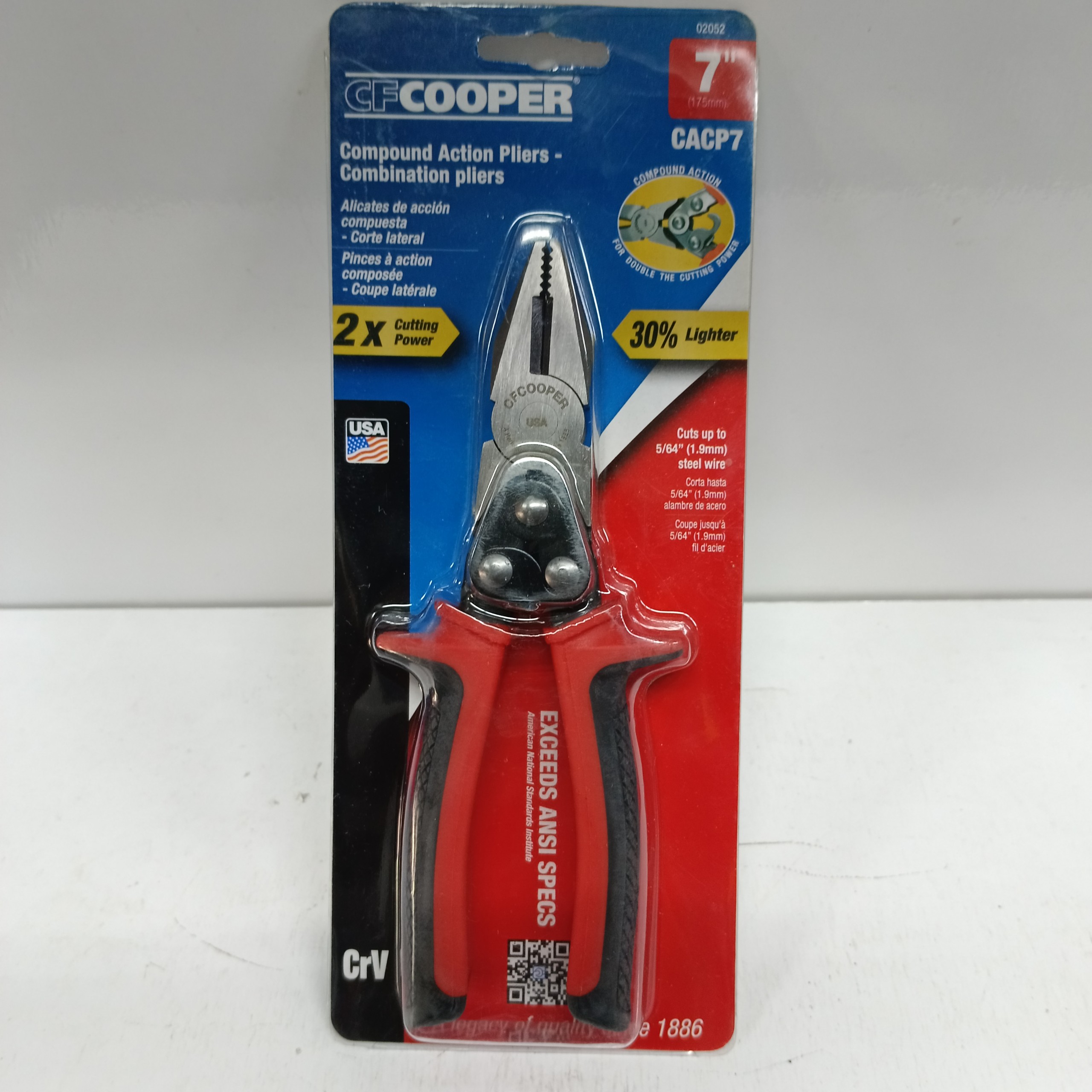 Kềm răng trợ lực CFCooper 7inch/175mm 02052
