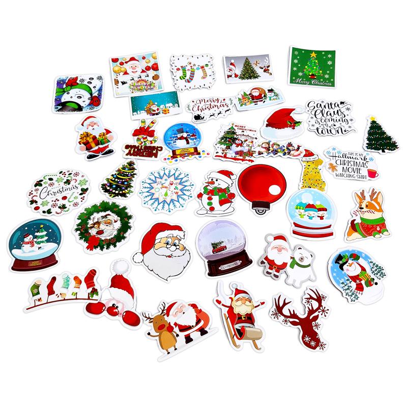 Bộ 50 Sticker Die-Cut Giáng Sinh - Vinacraft (Mẫu Sản Phẩm Giao Ngẫu Nhiên)