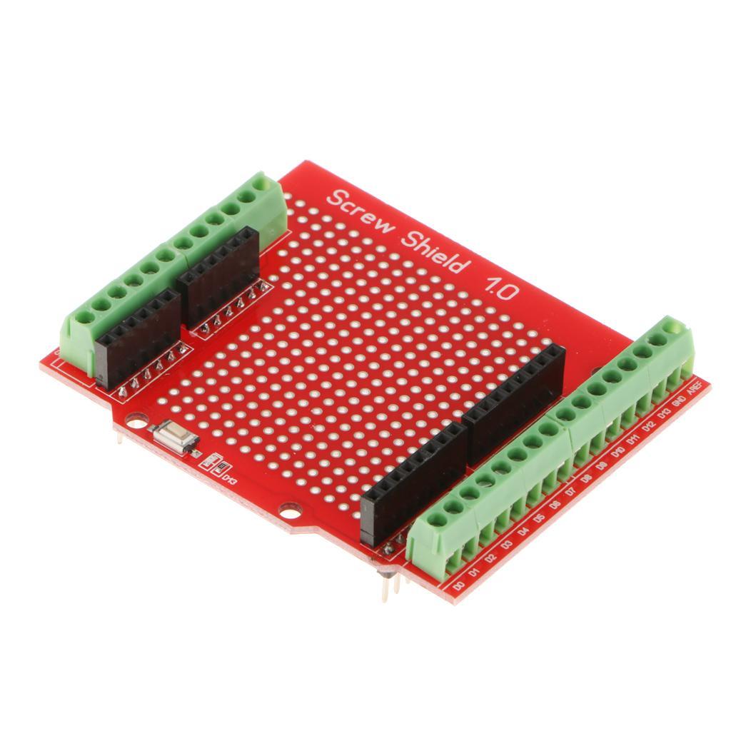 Screw Shields Assembled Prototype Terminal Expansion Board for