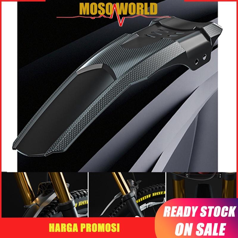 Tấm chắn bùn Mosoworld trước sau cho xe đạp leo núi bằng sợi cacbon cứng