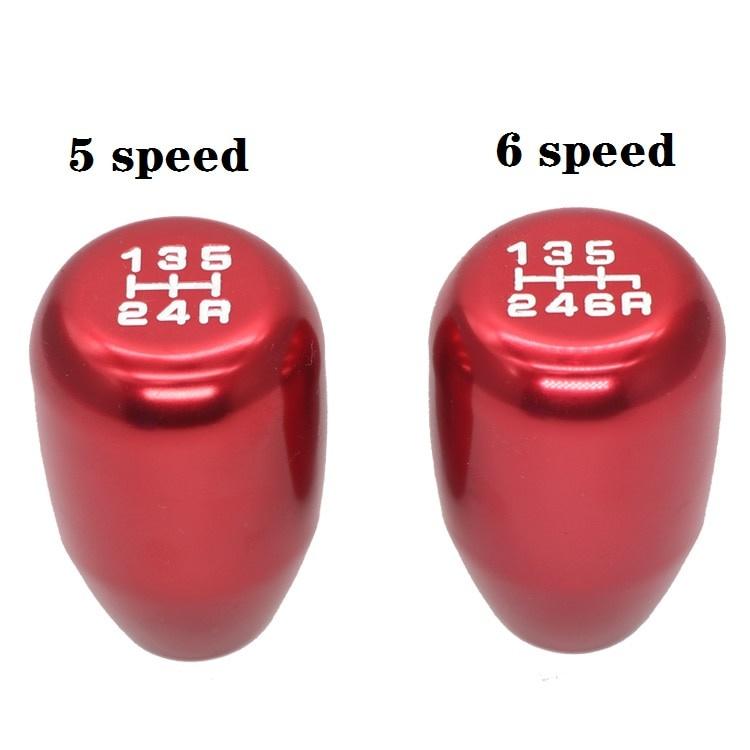 Tay Nắm Gạt Cần Số 5 / 6 Tốc Độ Bằng Nhôm Thông Dụng Cho Xe Hơi