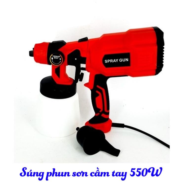 Máy phun sơn cầm tay - Dùng điện 220V - Công suất 550W