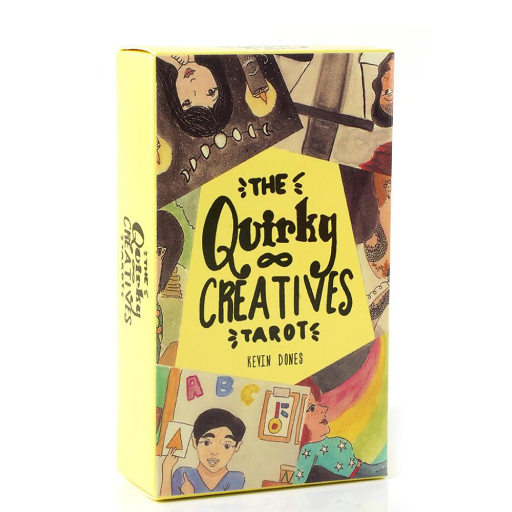 Bộ Bài The Quirky Creatives Tarot 78 Lá Bài Tặng Đá Thanh Tẩy