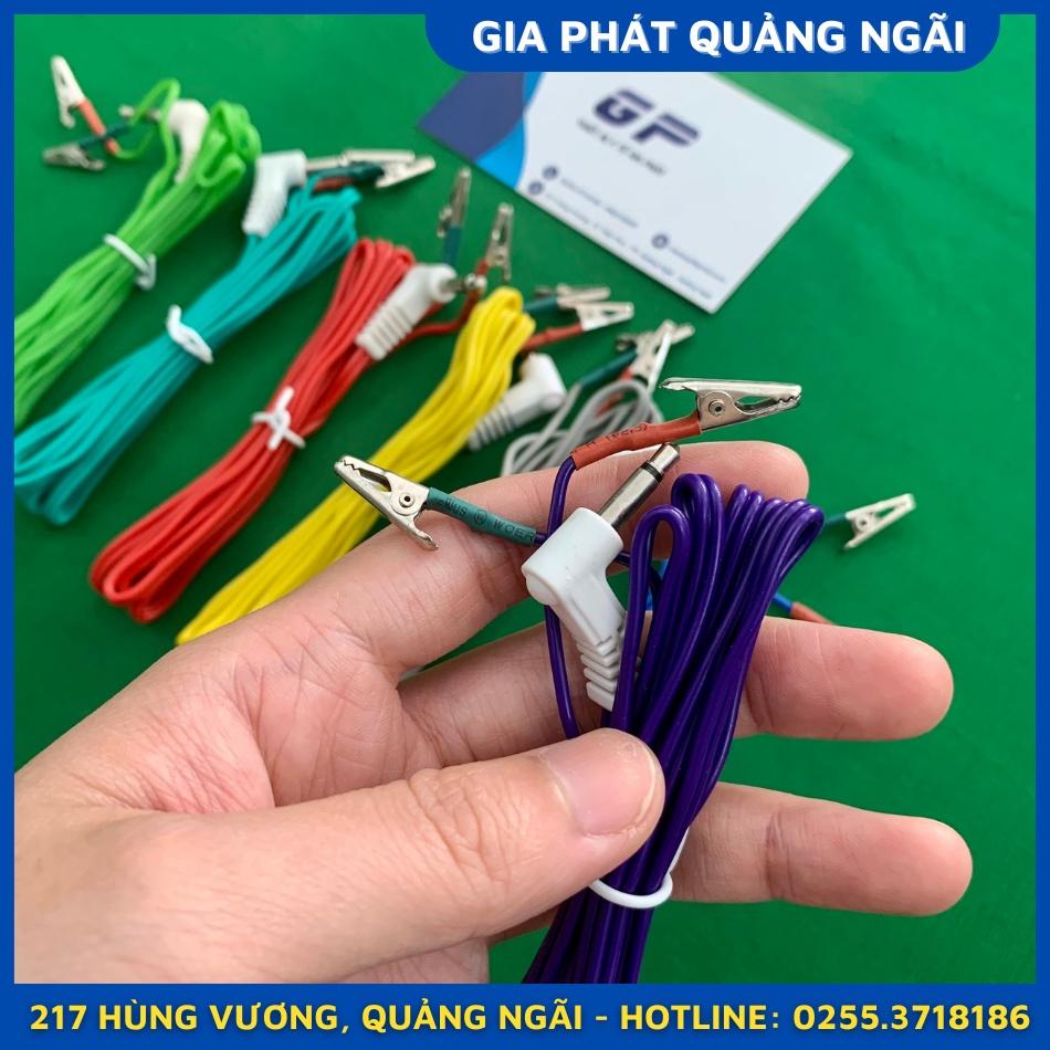 (HÀNG LOẠI 1) DÂY MÁY ĐIỆN CHÂM 2 ĐẦU RA CHUÔI TRÒN PHỤ KIỆN MÁY ĐIỆN CHÂM TRUNG QUỐC KWD-808