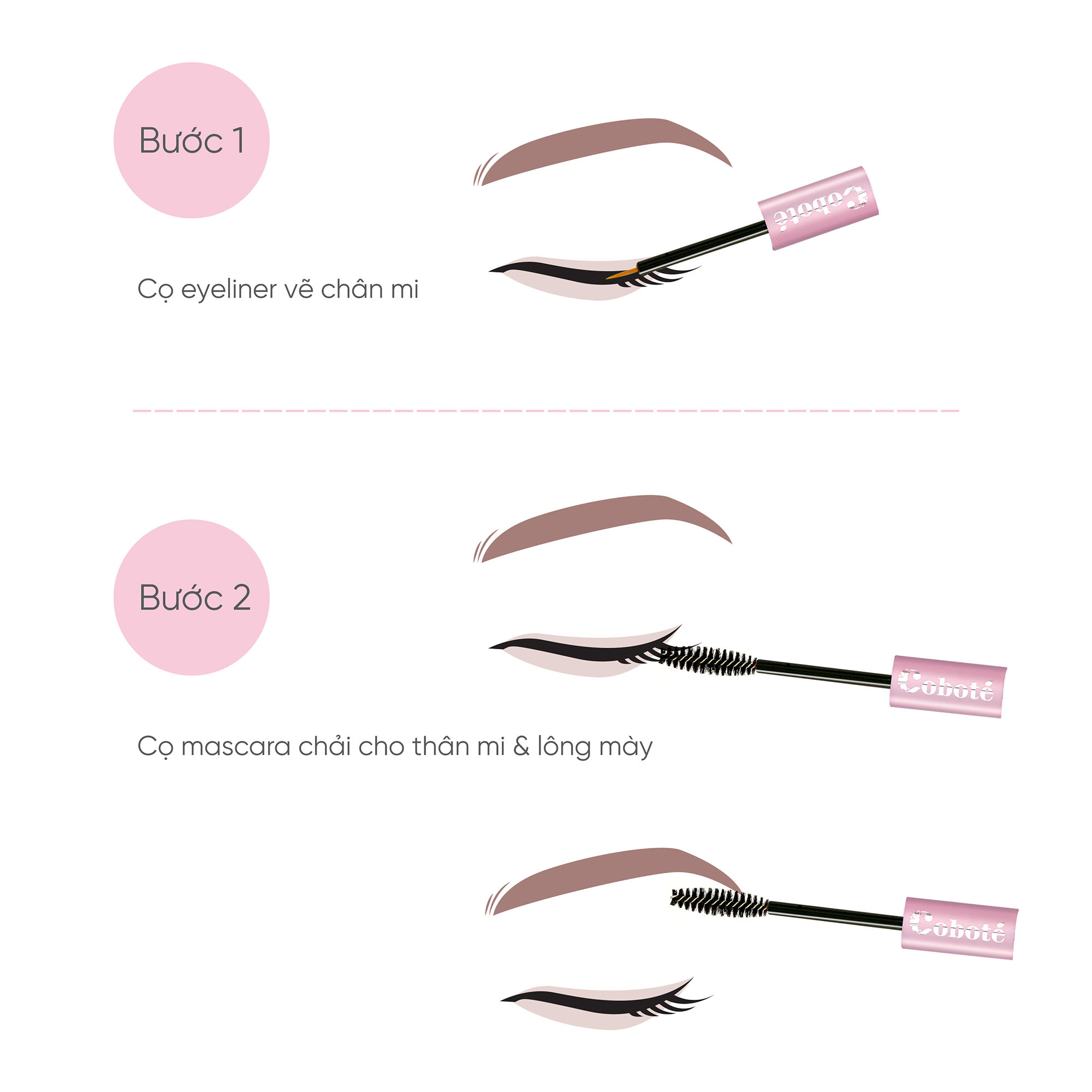 Serum Dưỡng Mi & Mày Cobote - Dày Dài Chắc Khỏe Đẹp Tự Nhiên