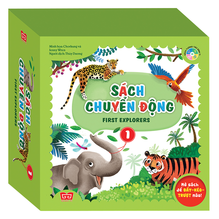 Sách Chuyển Động - Hộp sách - First Explorers (4 Cuốn)