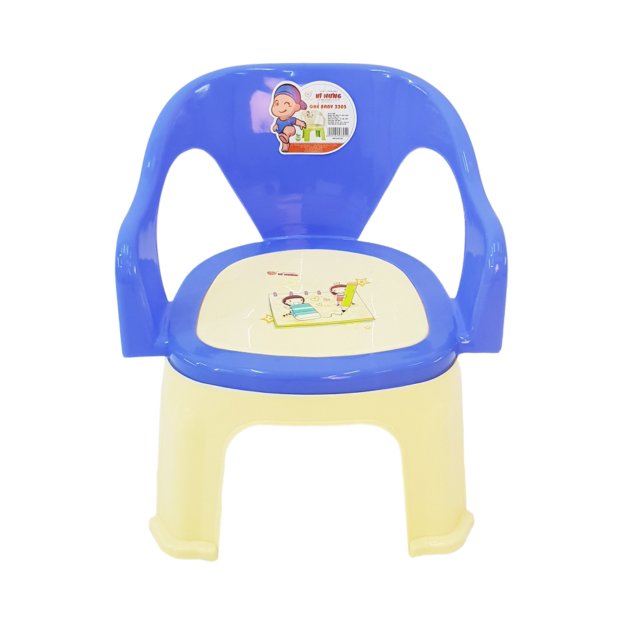 Ghế dựa Baby - Vĩ Hưng 3305 (Giao màu và họa tiết ngẫu nhiên)