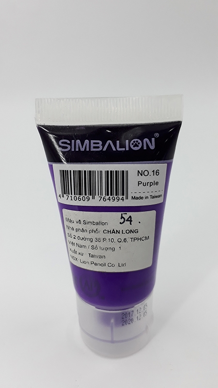 Màu Vẽ Simbalion Acrylic 30ml NAC30 - 16 - Tím