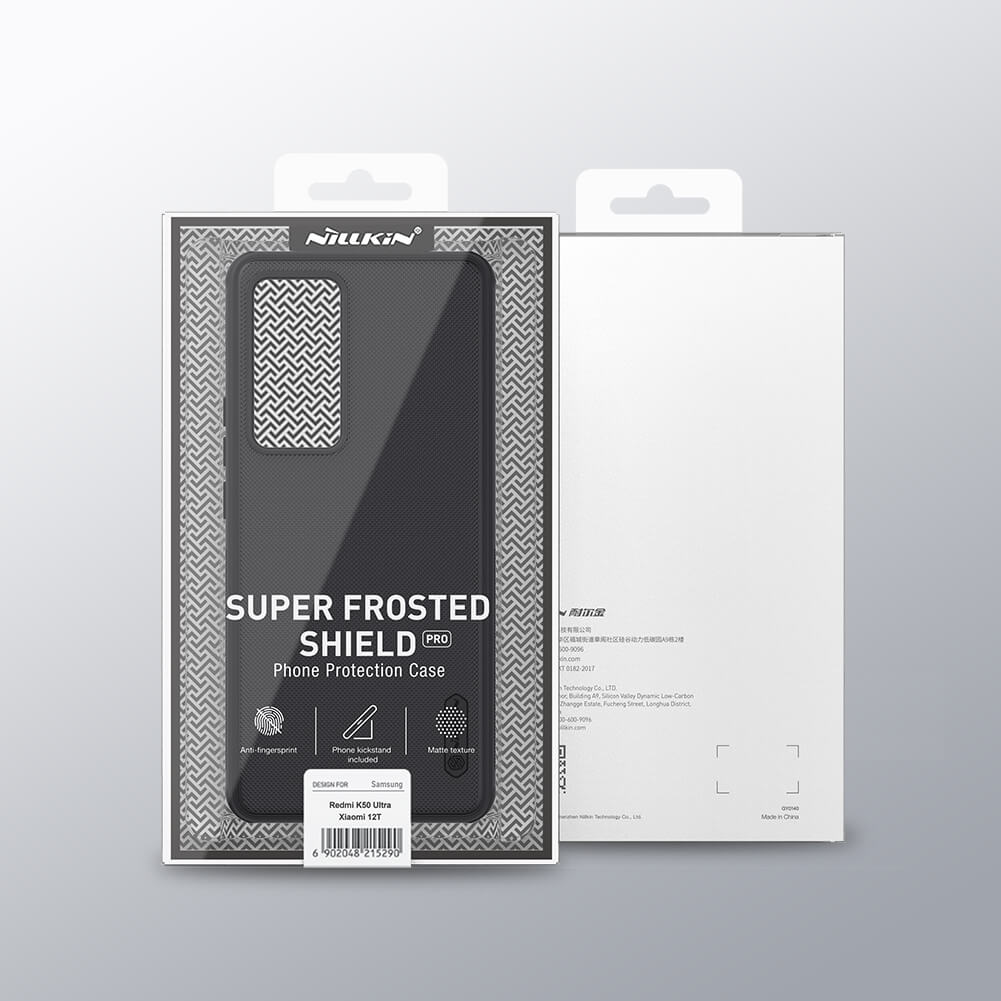 Ốp lưng dành cho Xiaomi 12T Pro - 12T - K50 Ultra cao cấp Nillkin Frosted Shield Pro - Hàng nhập khẩu