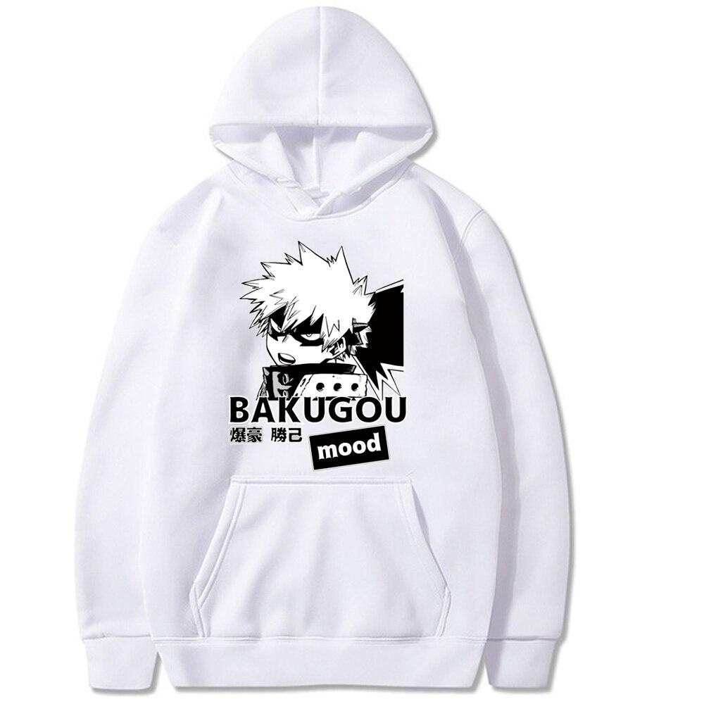 Áo Hoodie In Hình Anime My Hero Academia Bakugou Katsuki Thời Trang Thể Thao Unisex