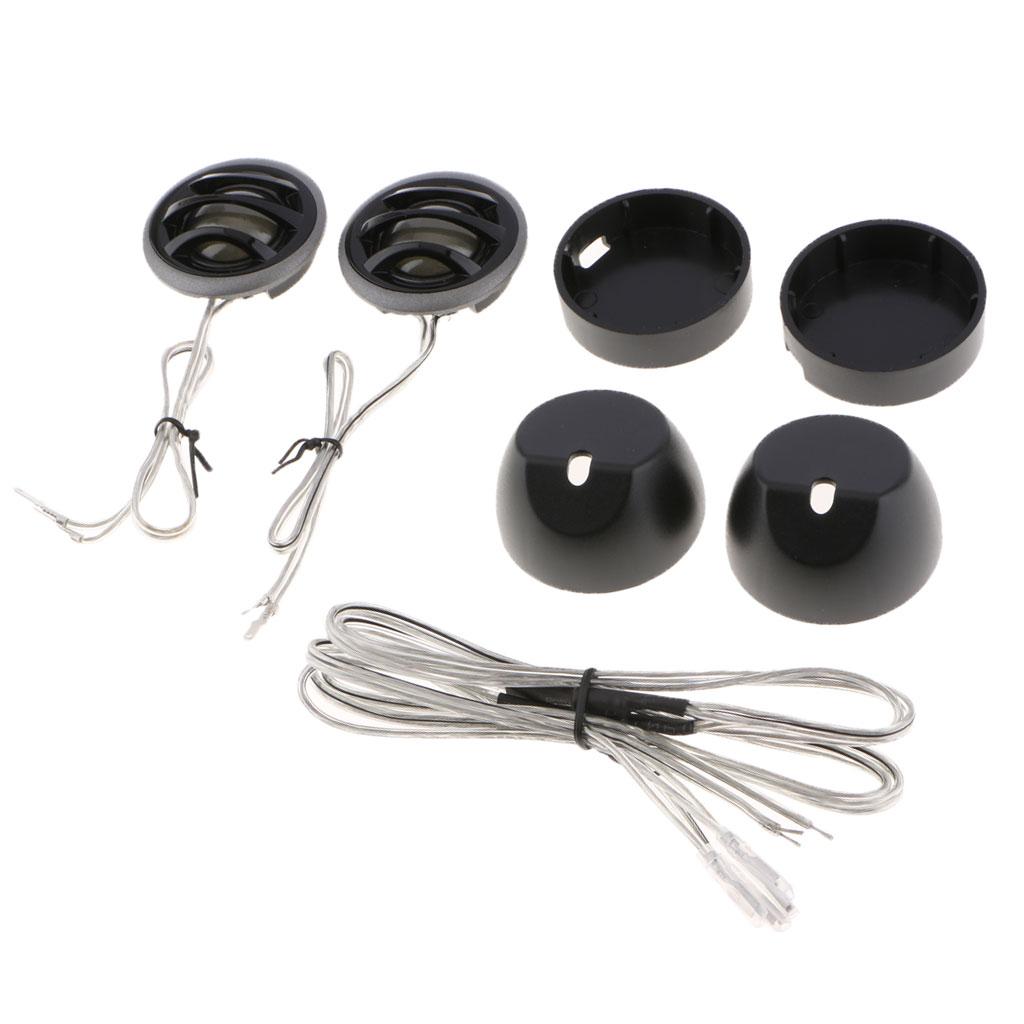 Super Loud Tweeter Blast Tone 12V Electric Compact Car Auto Horn Black