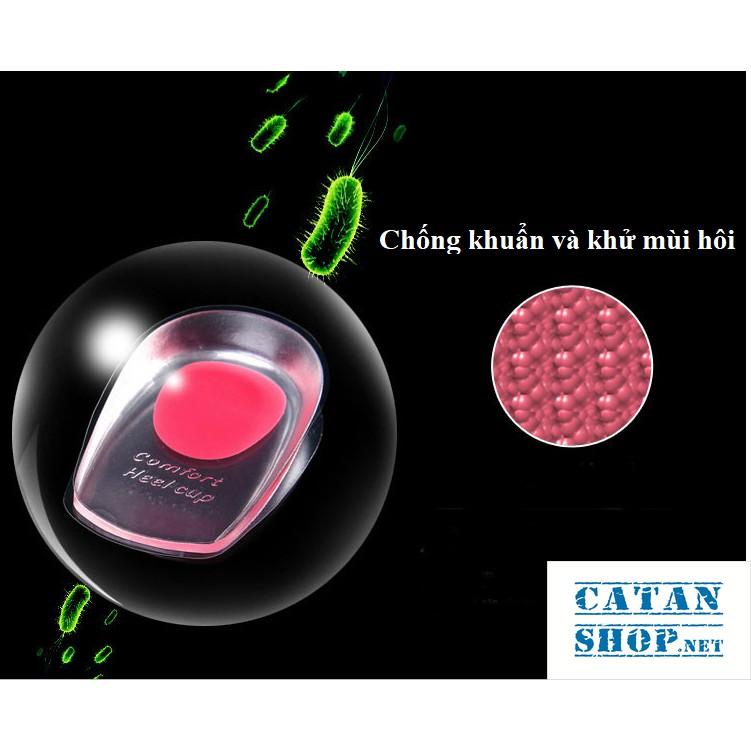 Lót giày tăng chiều cao silicon 1.5cm bảo vệ gót chân, phòng ngừa, giảm đau gai gót chân, chai chân GD240-LGiayBVKD