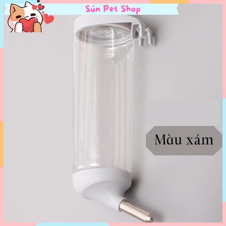 Bình nước tự động gắn chuồng cho thú cưng 500ml