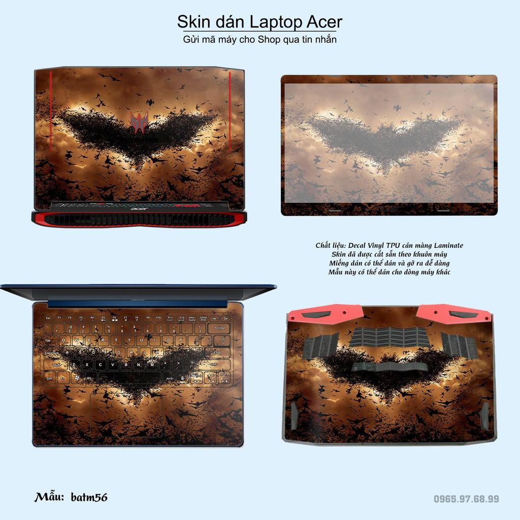 Skin dán Laptop Acer in hình Người dơi _nhiều mẫu 3 (inbox mã máy cho Shop)