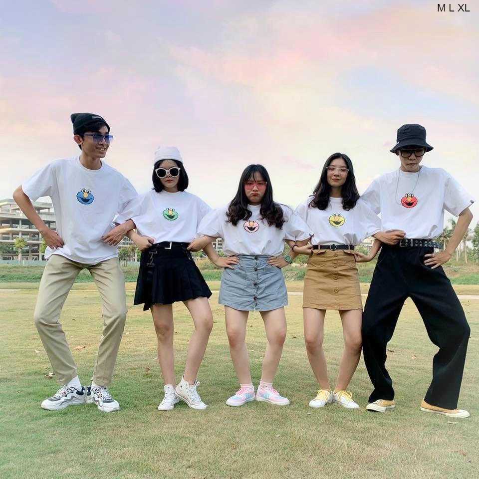 Áo Thun Tay Lỡ Unisex Cookies Xoắn Form Rộng Ulzzang Couple Nam Nữ