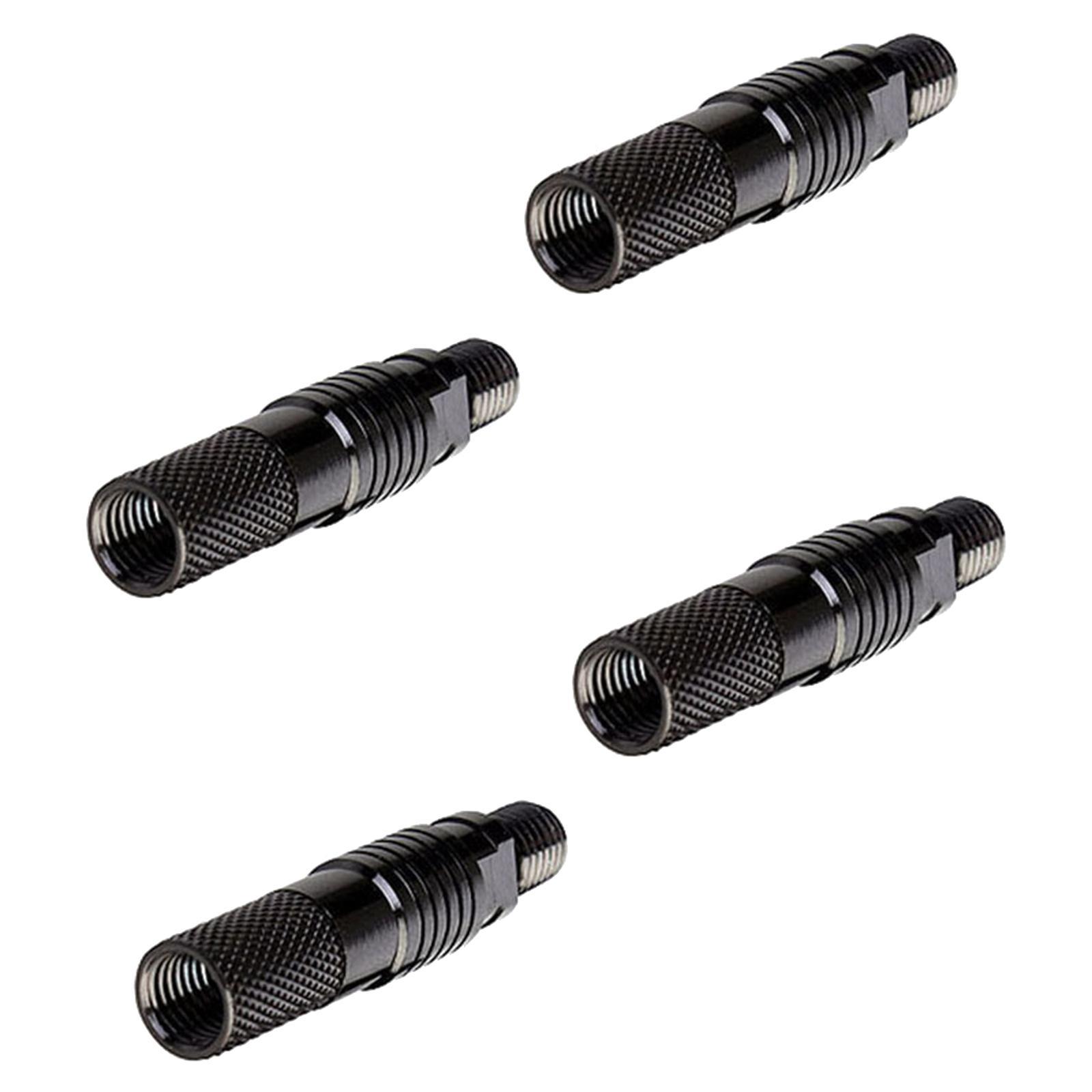 4 Pieces Stick Rods Pod Connector Metal Fishing Tools Fishing Alarm Adapter